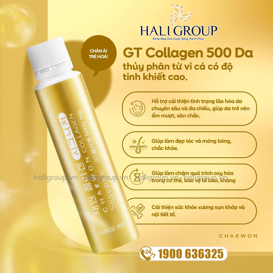 công dụng Nước Uống Collagen Chaewon Signature 5000mg Hàn Quốc