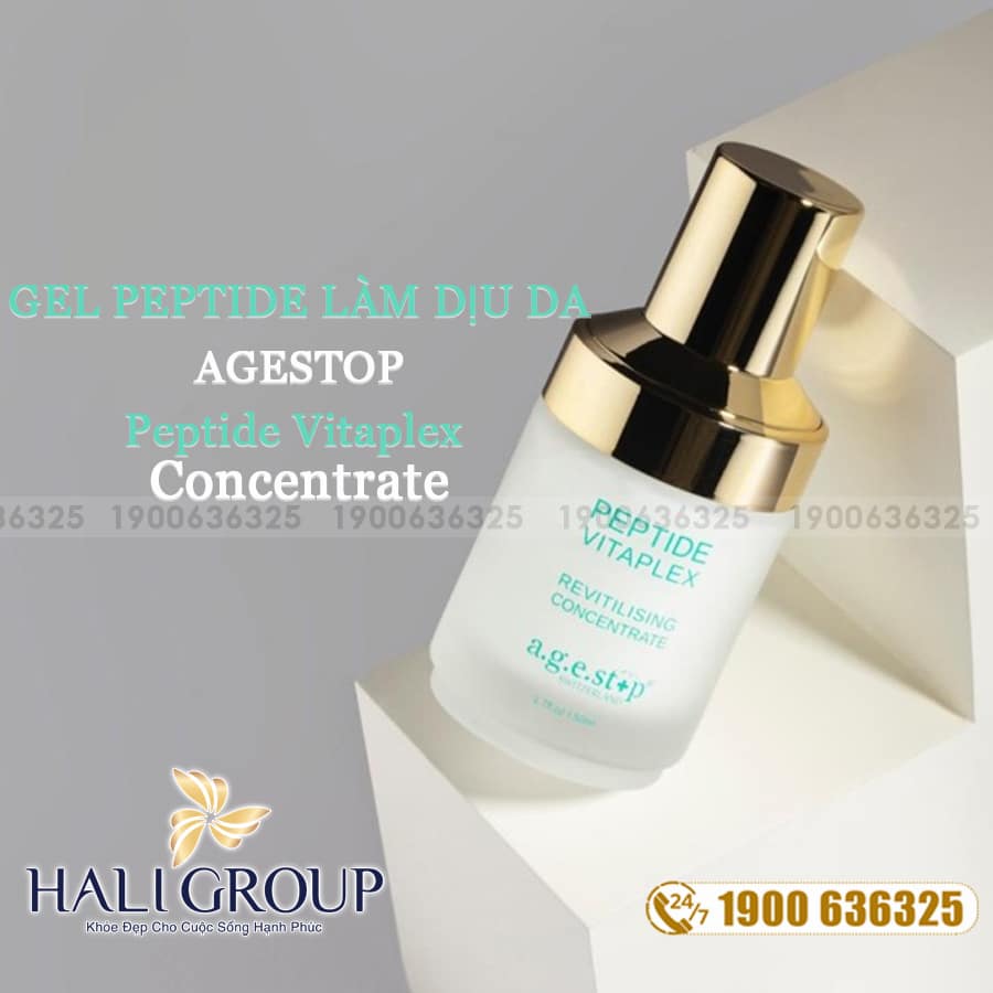 Gel Peptide Làm Dịu & Sáng Da Agestop Peptide Vitaplex Concentrate