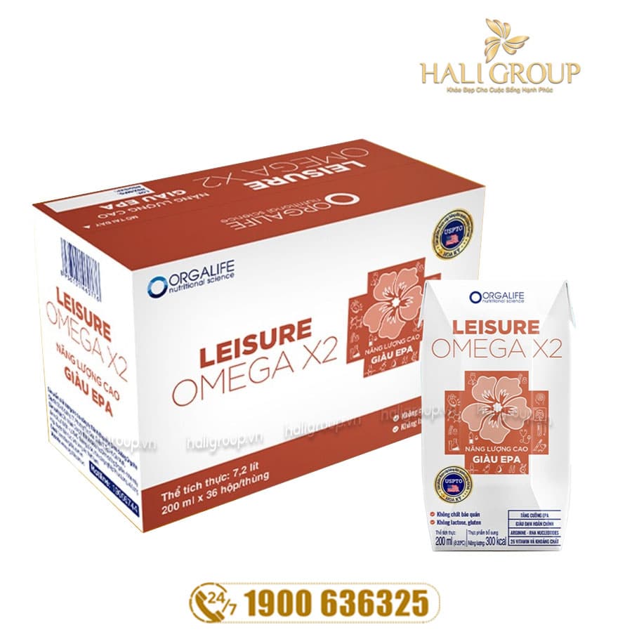 Soup Uống Dinh Dưỡng Leisure Omega X2 - Năng Lượng Cao, Giàu EPA