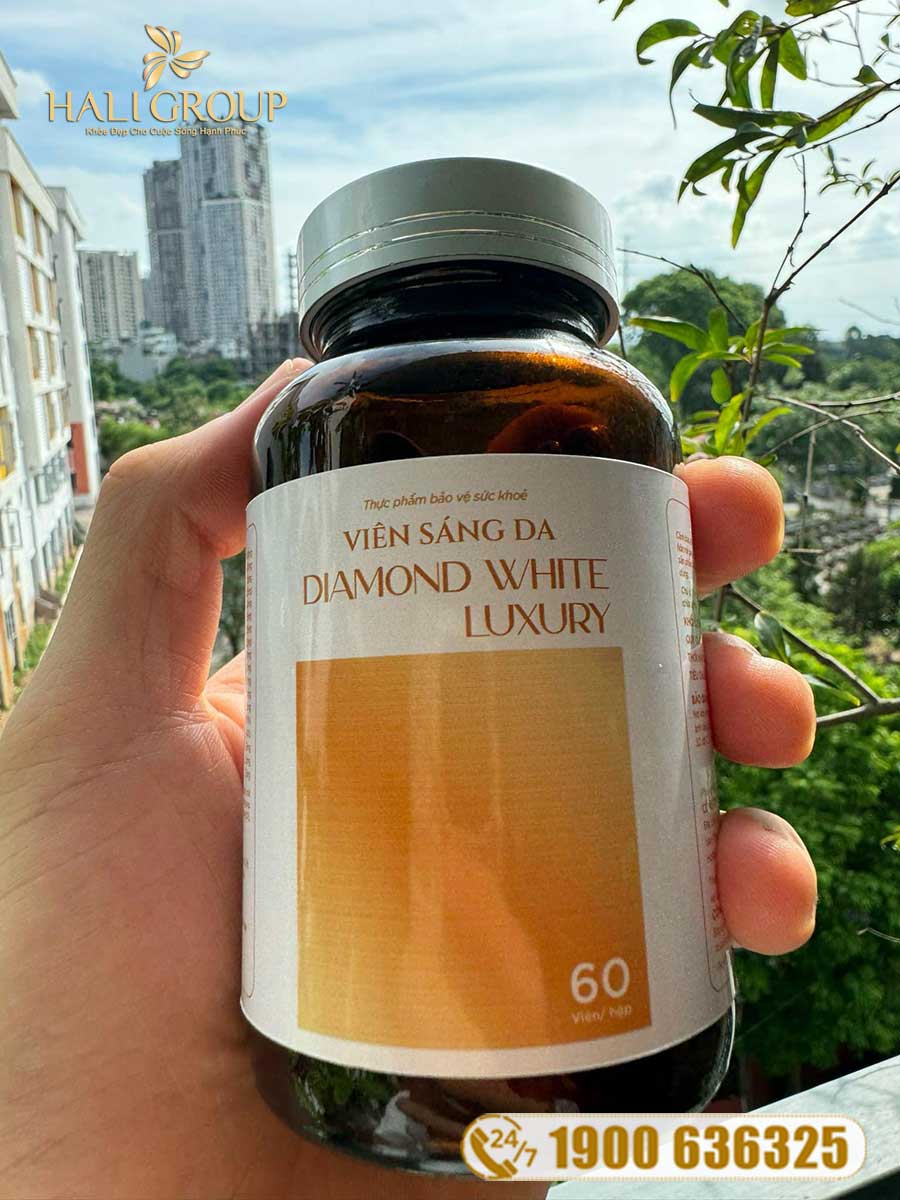 Viên Sáng Da Diamond White Luxury