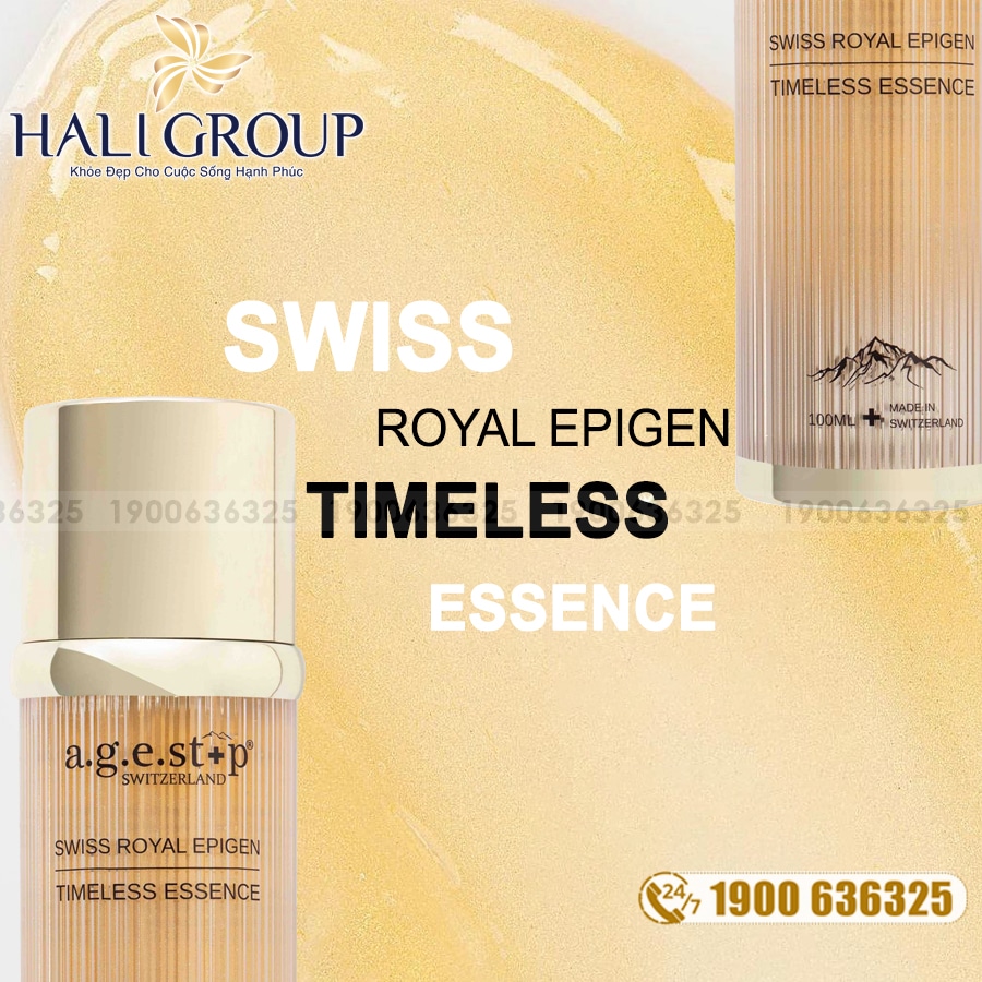 Nước Cân Bằng Săn Chắc Và Sáng Da Agestop Swiss Royal Epigen Timeless Essence