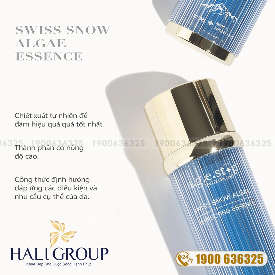 Nước Cân Bằng Tảo Tuyết Agestop Swiss Snow Algae Essence