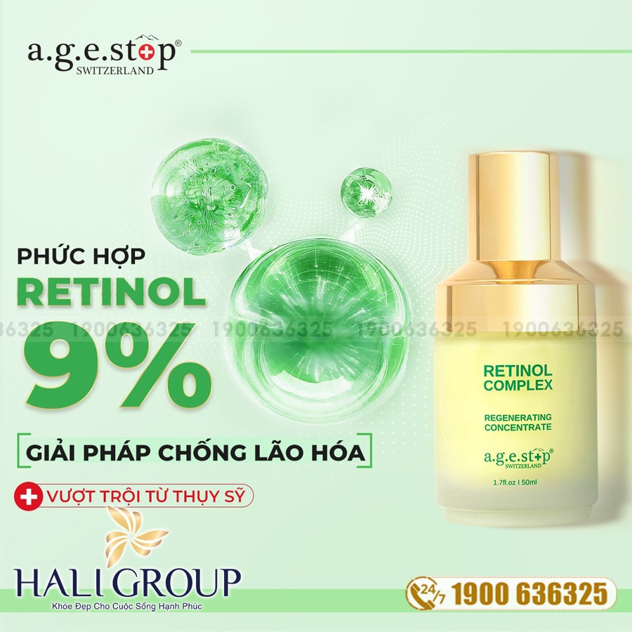 Phức Hợp Retinol 9% Agestop Retinol Complex Concentrate