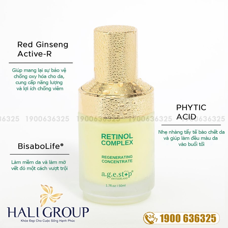 Phức Hợp Retinol 9% Agestop Retinol Complex Concentrate