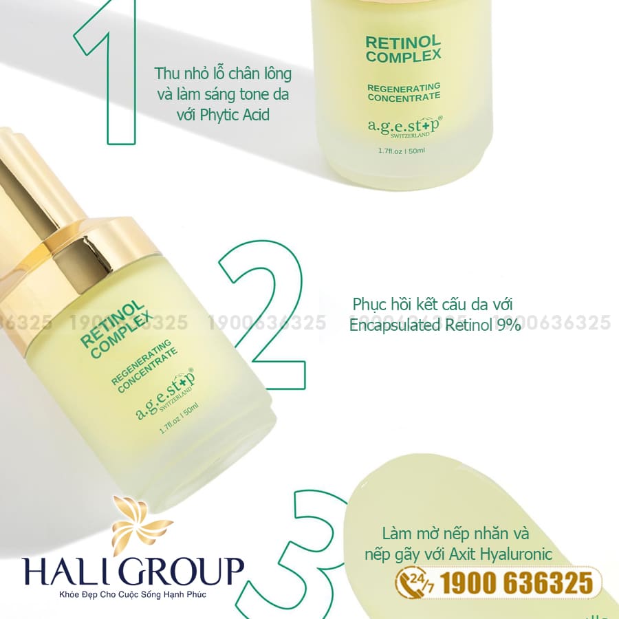 Phức Hợp Retinol 9% Agestop Retinol Complex Concentrate