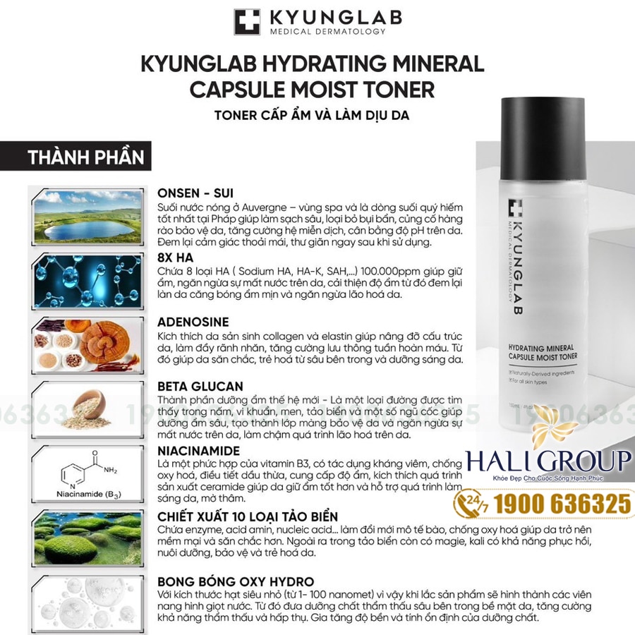 Toner KyungLab Hydrating Mineral Capsule Moist