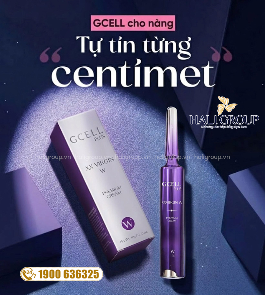 Kem Hồng Vùng Kín Cao Cấp GCELL PLUS XXVIRGIN W