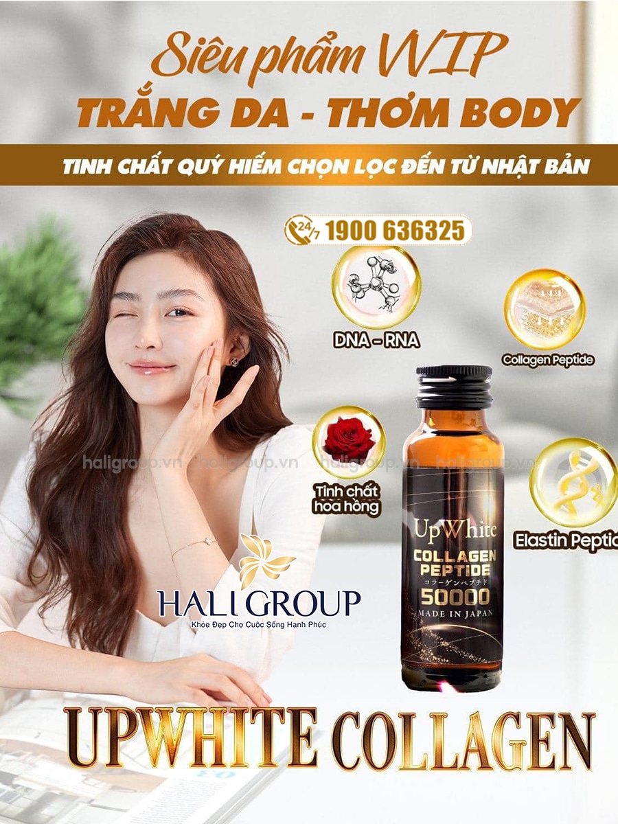 Nước Uống Trắng Da Up White Collagen Peptide 50000 Nhật Bản