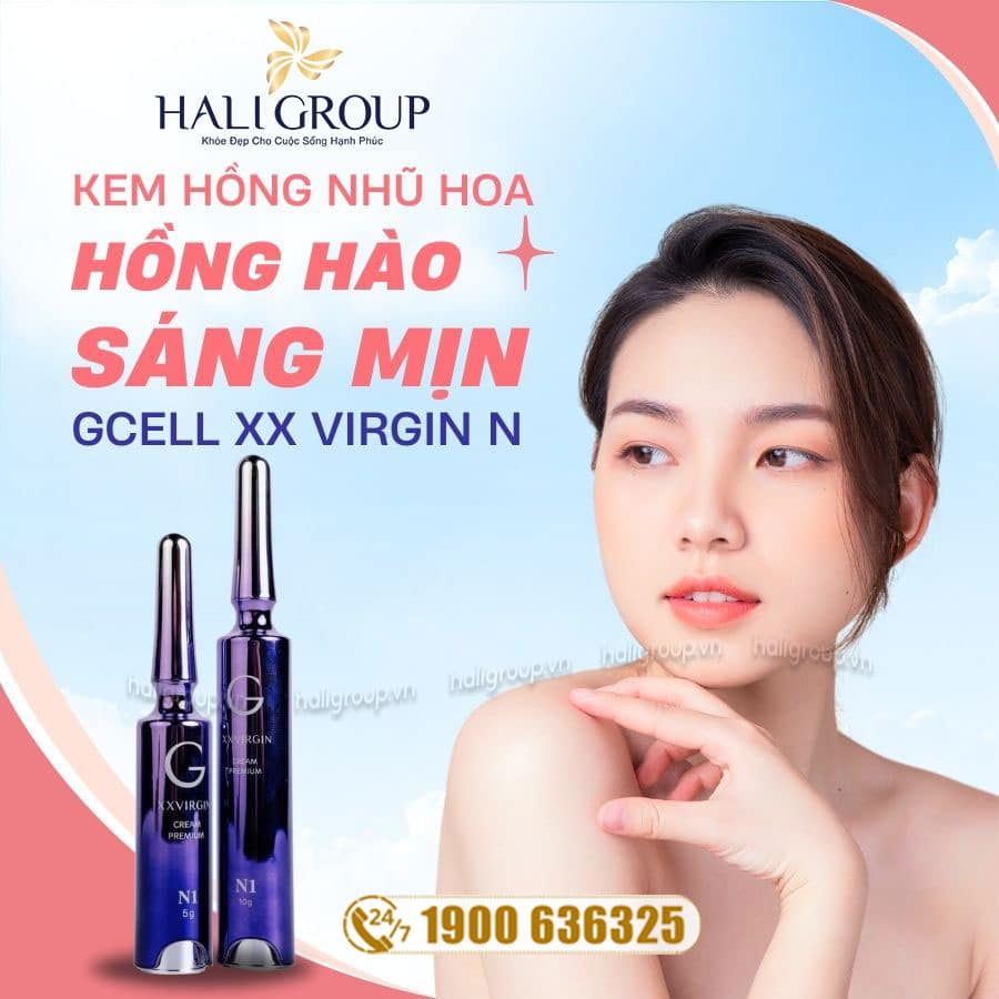 Kem Hồng Nhũ Hoa Cao Cấp GCELL XX VIRGIN N1