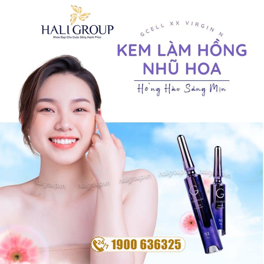 Kem Hồng Nhũ Hoa Cao Cấp GCELL XX VIRGIN N1