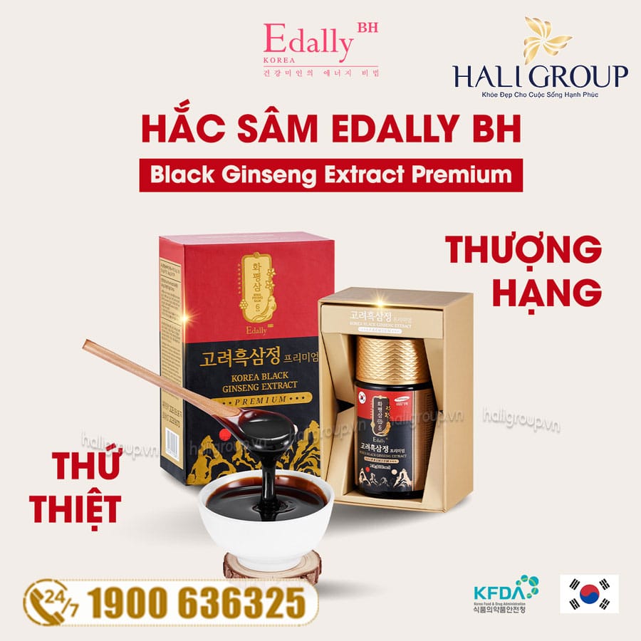 Cao Hắc Sâm Hàn Quốc Edally Premium