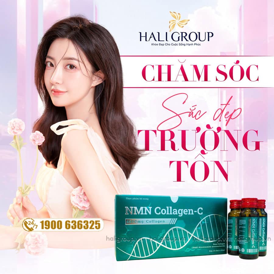 công dụng nước uống nmn collagen - c nature pharma