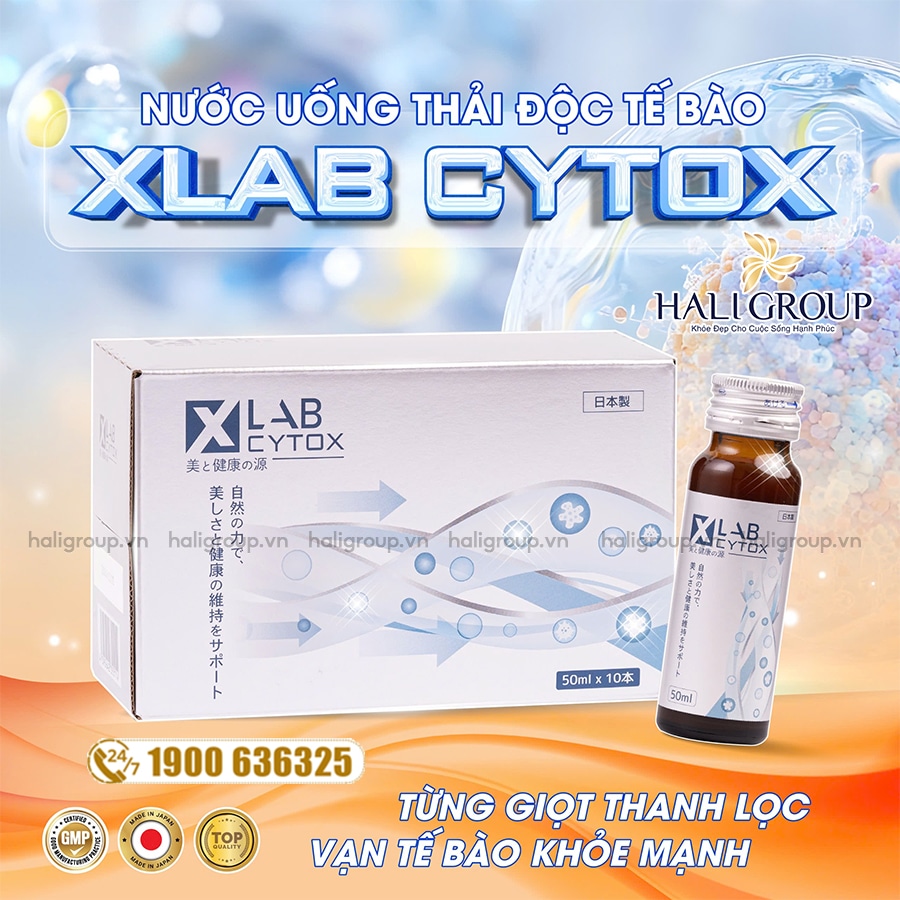 nước uống thải độc tế bào xlab cytox nội địa Nhật