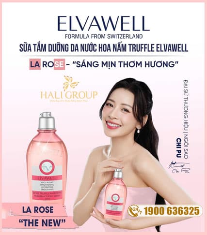 Sữa Tắm Dưỡng Ẩm White Truffle Amino Acid Elvawell - La Rose