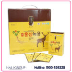 Nước Hồng Sâm Nhung Hươu Edally - Hwa Pyung Sam 6 Years Old Korea Red Ginseng Antlers Liquid