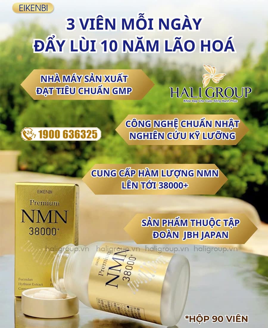 cách dùng viên nmn 38000 eikenbi nhật bản