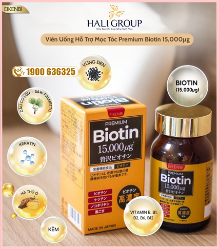 km-vien-uong-moc-toc-eikenbi-premium-biotin-15000μg-mau-moi-haligroup