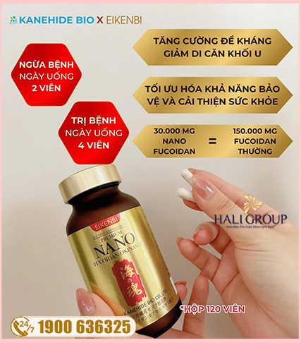 Viên Uống Nano Fucoidan Okinawa Premium Eikenbi