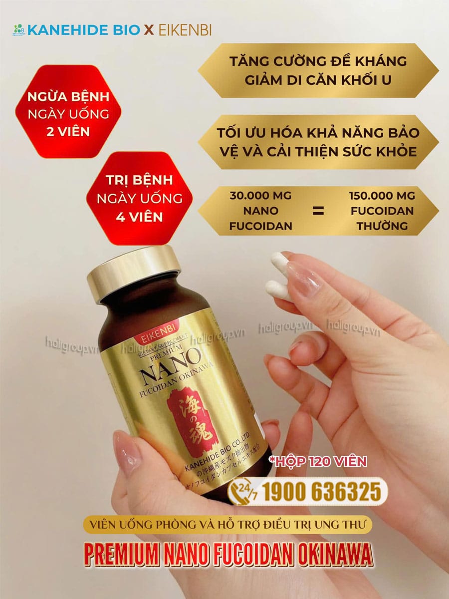 Viên Uống Nano Fucoidan Okinawa Premium Eikenbi