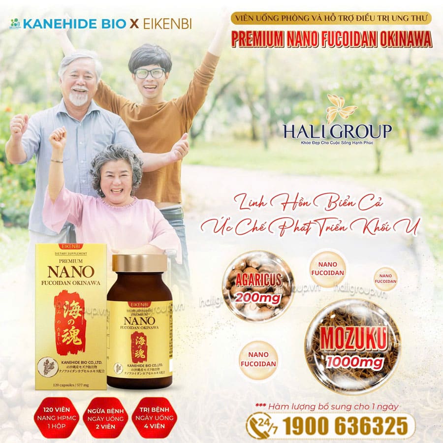 Viên Uống Nano Fucoidan Okinawa Premium Eikenbi