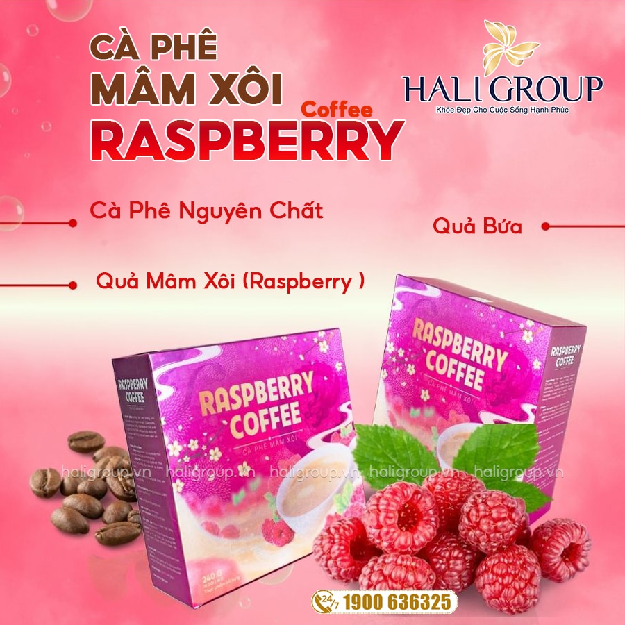 thành phần cà phê mâm xôi raspberry coffee