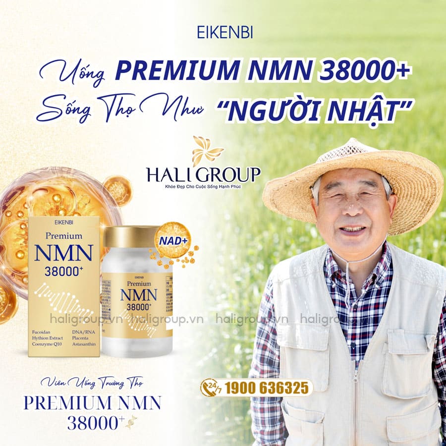 viên trường thọ premium NMN 38000 Eikenbi Nhật Bản