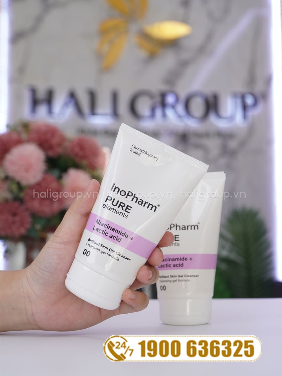 Gel Rửa Mặt Dưỡng Ẩm & Sáng Da Inopharm