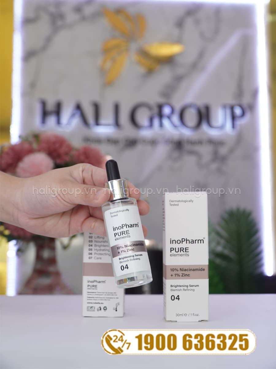 Tinh Chất Dưỡng Ẩm, Giảm Mụn & Sáng Da Inopharm 10% Niacianamide & 1% Zin C Serum