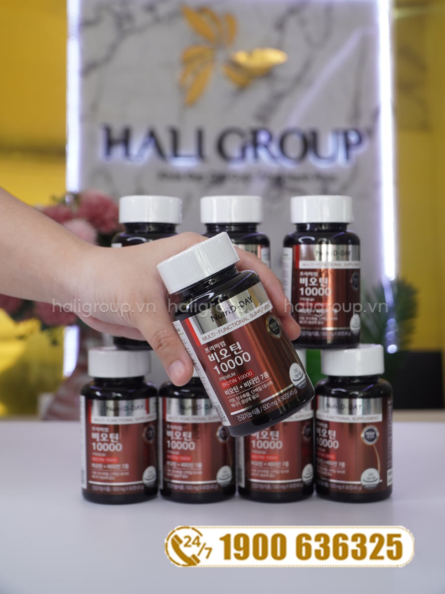 viên uống biotin premium 10000 nutri d-day