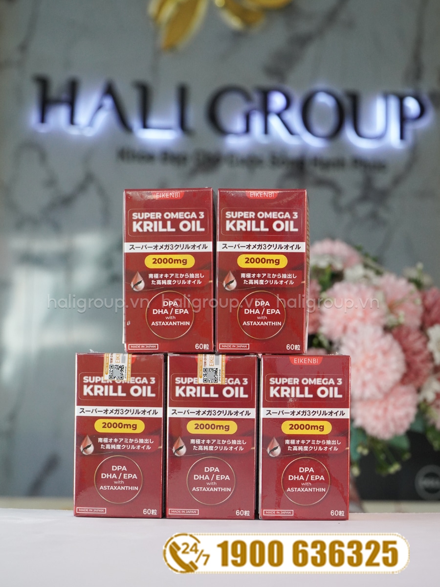 Viên Dầu Nhuyễn Thể Super Omega 3 Krill Oil Eikenbi
