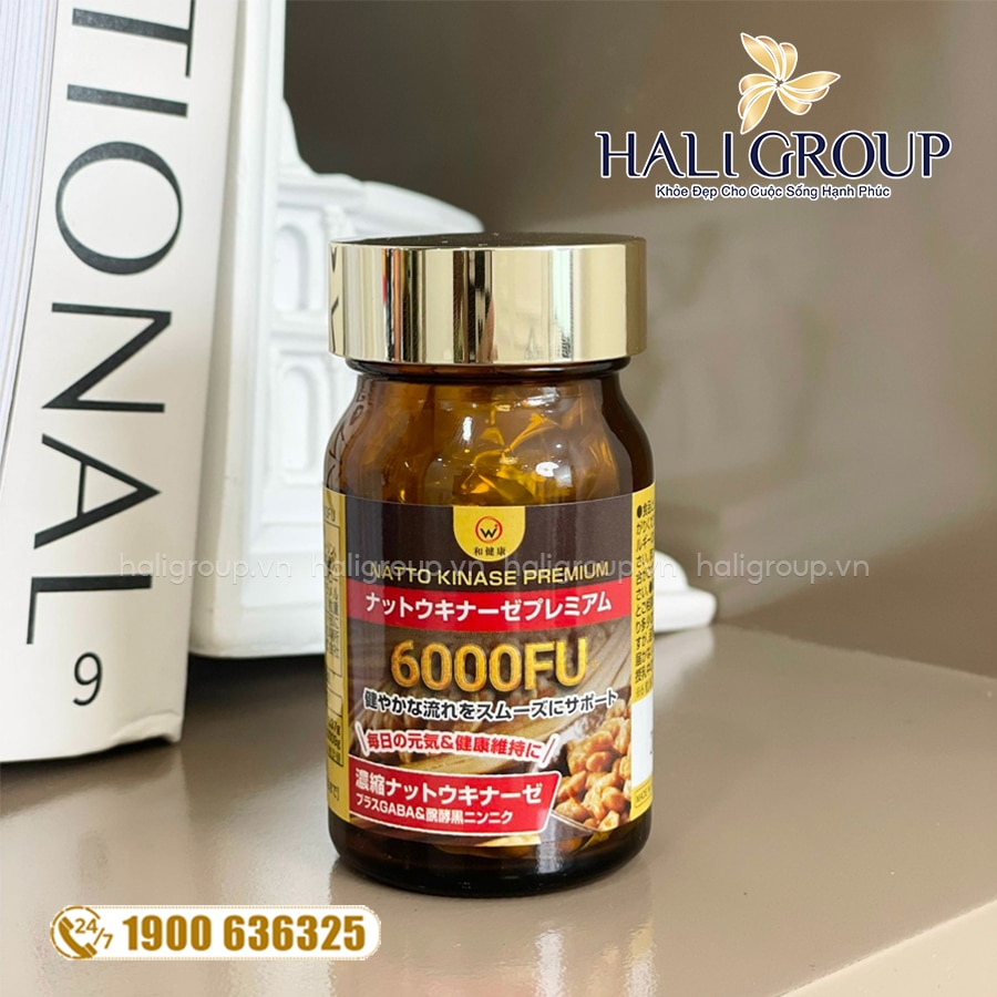 Viên Uống Natto Kinase 6000FU Wakenko
