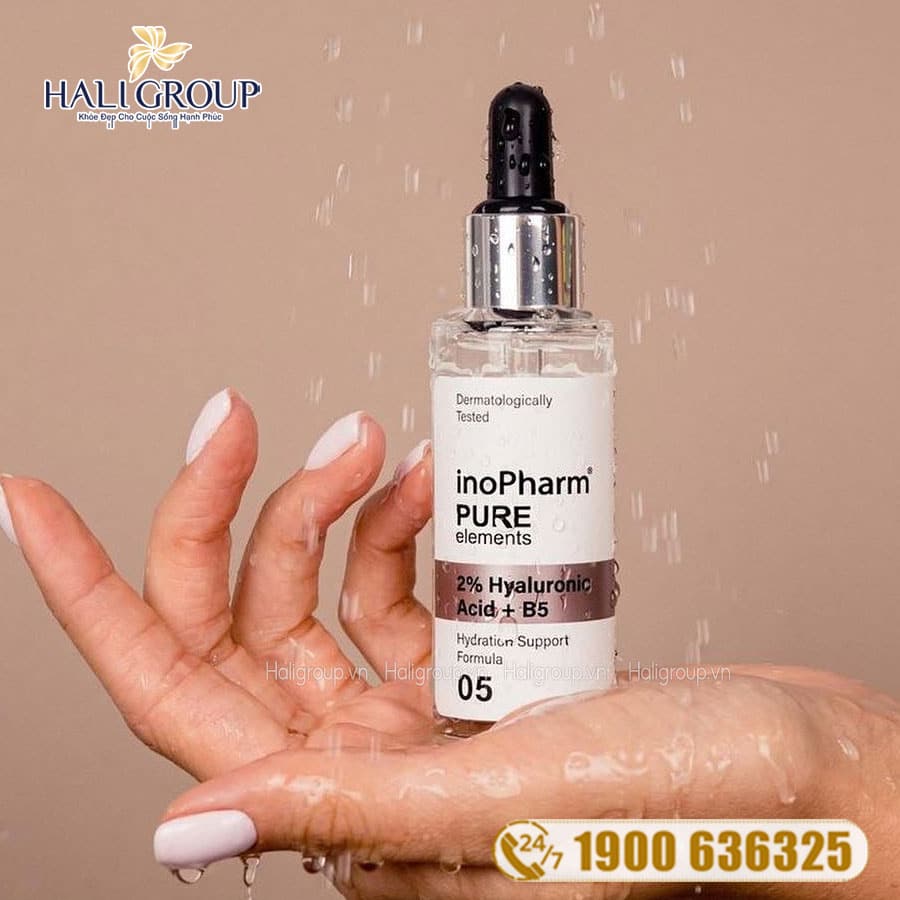 Tinh Chất Làm Dịu, Dưỡng Ẩm & Căng Mọng Da Inopharm 2% Hyaluronic Acid + Vitamin B5 Serum - Da có dấu hiệu nếp nhăn và vết chân chim.