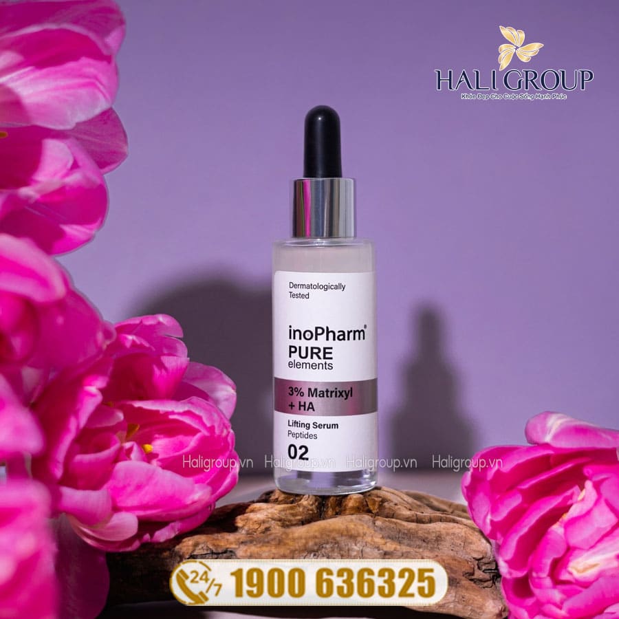 Tinh Chất Giảm Nhăn & Cấp Ẩm Cho Da Inopharm 3% Matrixyl + HA Serum
