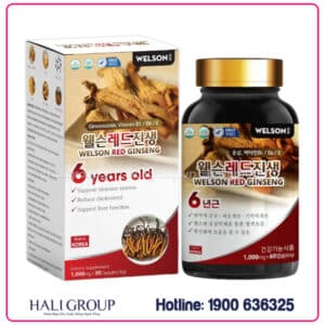 Viên Uống Hồng Sâm Đông Trùng Hạ Thảo Welson Red Ginseng