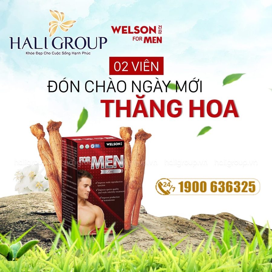 cách dùng Viên Uống Welson For Men – Hỗ Trợ Tăng Cường Sinh Lý Nam