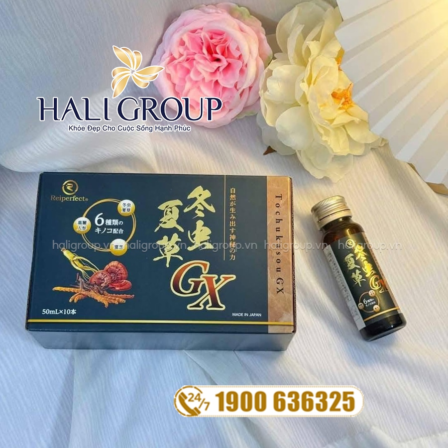 cách dùng Nước Uống Đông Trùng Hạ Thảo Tochukasou GX Drink Reiperfect