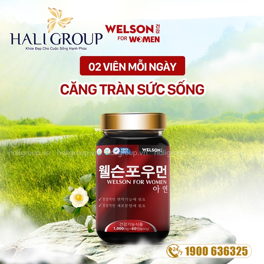 cách dùng Viên Uống Welson For Women – Hỗ Trợ Tăng Cường Sinh Lý Nữ