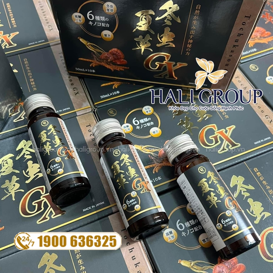 công dụng Nước Uống Đông Trùng Hạ Thảo Tochukasou GX Drink Reiperfect