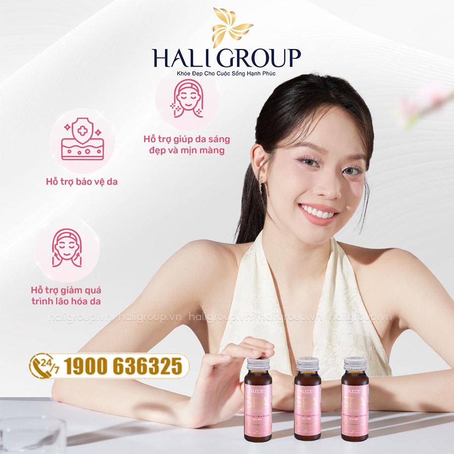 công dụng Nước Uống Collagen Nucos SPA 13.500 Nhật Bản