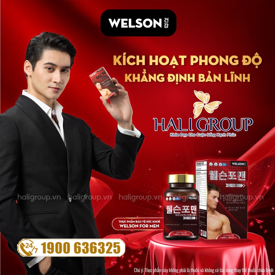 công dụng Viên Uống Welson For Men – Hỗ Trợ Tăng Cường Sinh Lý Nam