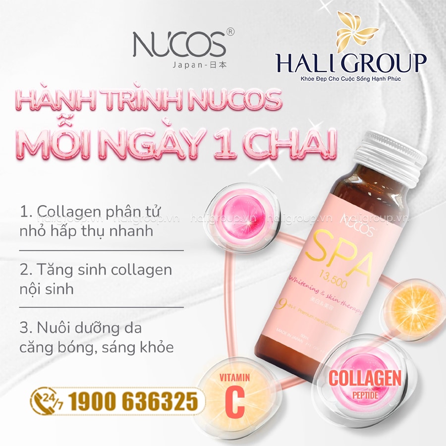 Nước Uống Collagen Nucos SPA 13500 Nhật Bản