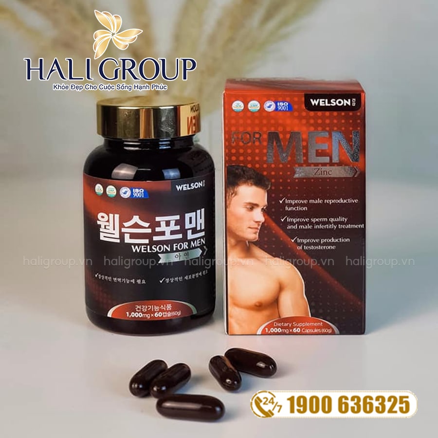 Viên Welson For Men – Hỗ Trợ Tăng Cường Sinh Lý Nam