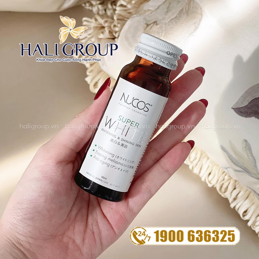 thành phần Nước Uống Collagen Nucos Super White Nhật Bản