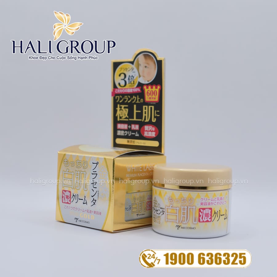 công dụng Kem Dưỡng Vàng Sáng Da, Cấp Ẩm Miccosmo White Label Placenta Rich Gold Cream
