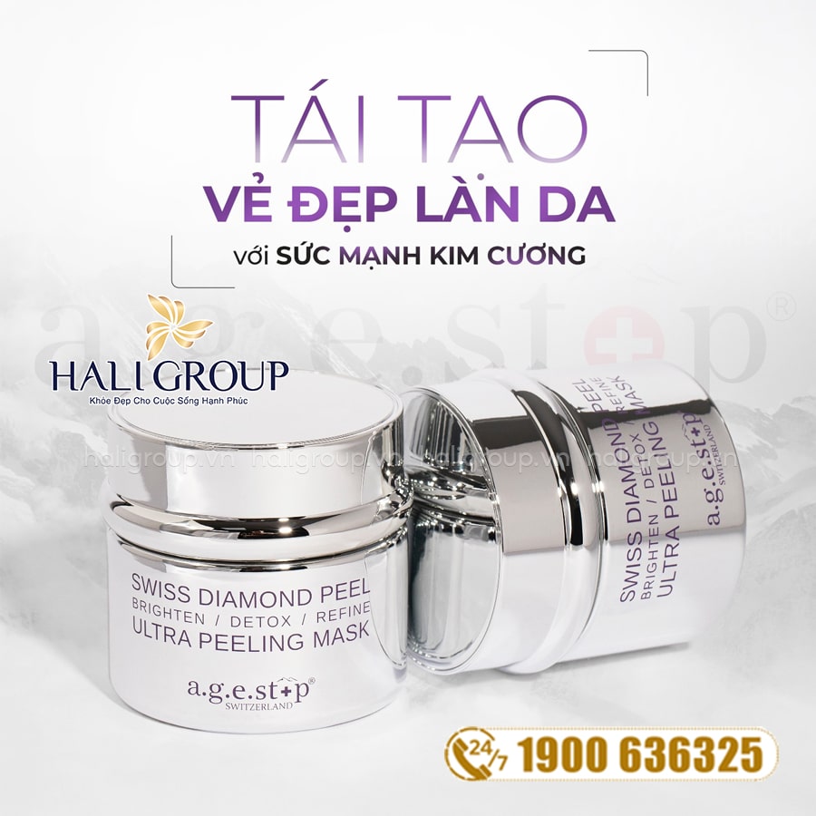 công dụng Mặt Nạ Kim Cương Agestop Swiss Diamond Peeling Mask