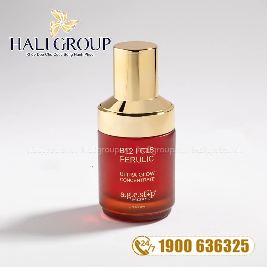 công dụng Tinh Chất B12|C15 + Ferulic Concentrate Agestop
