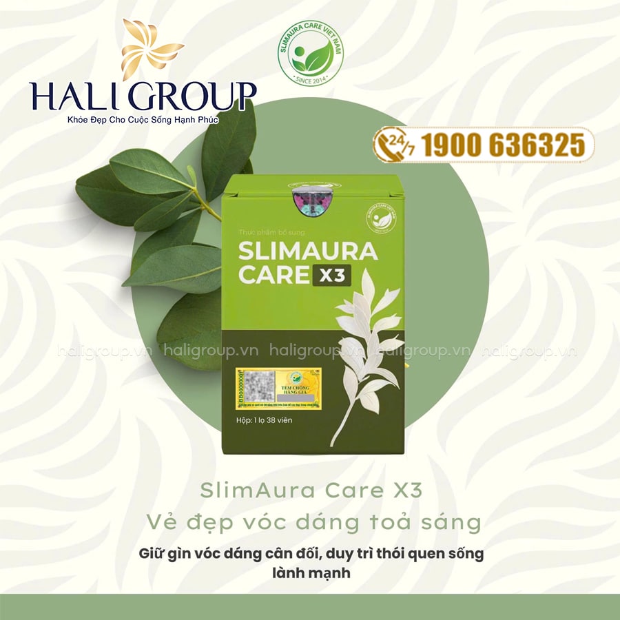 công dụng Viên Uống SlimAura Care X3