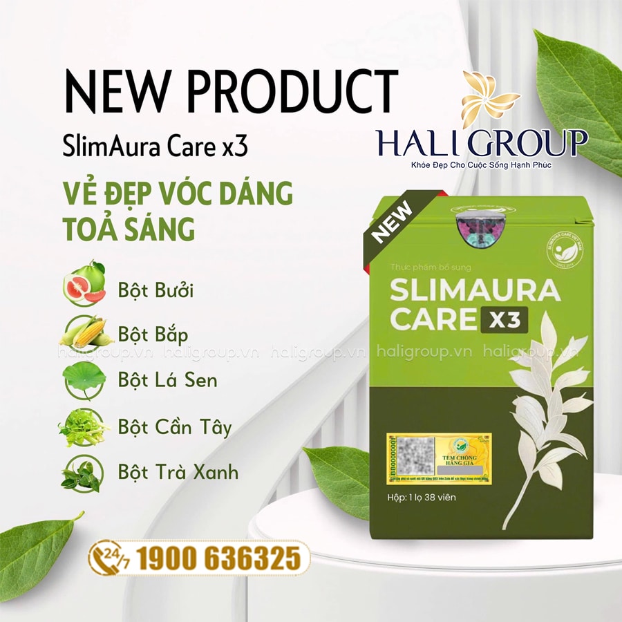thành phần Viên Uống SlimAura Care X3