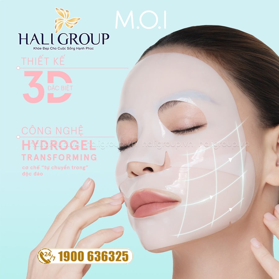 công dụng Mặt Nạ Gạo Tinh Khiết Sáng Da M.O.I Hydrogel Rice Mask