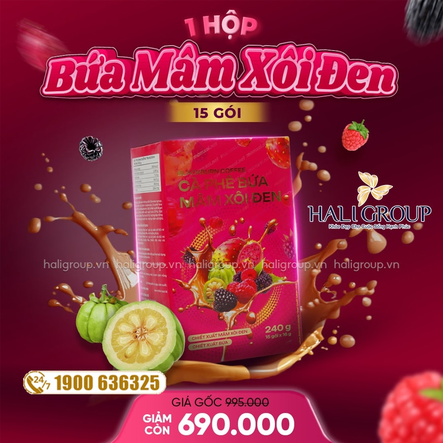 Cà Phê Bứa Mâm Xôi Đen BlackBurn Coffee